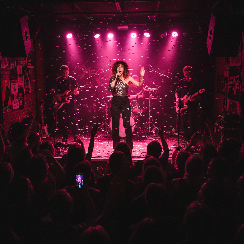 Live performance at The Bitter End