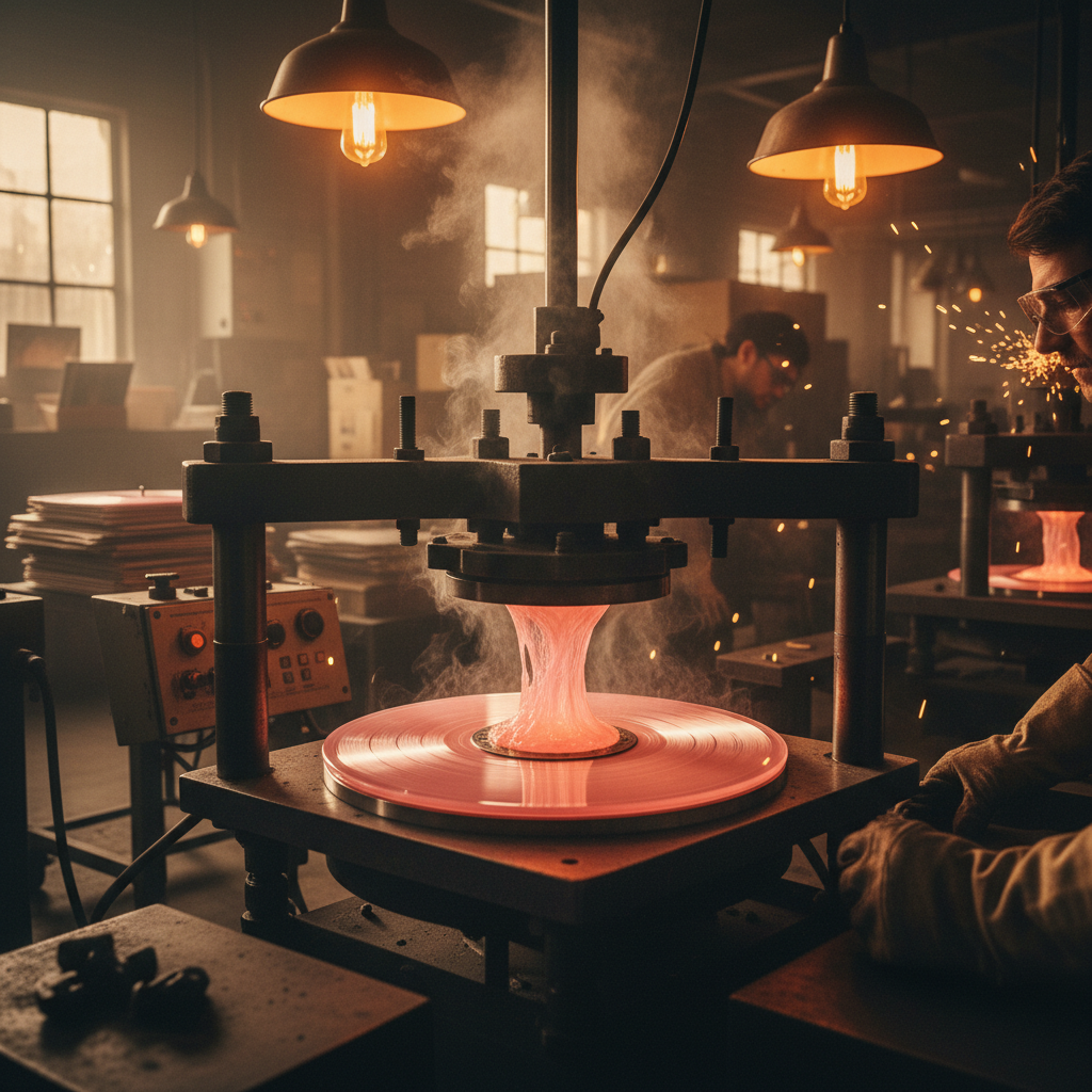 Vinyl pressing plant visit